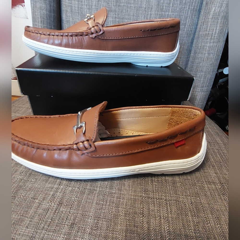 Marc Joseph Kids Leather Loafers SIZE 5 - Picture 1 of 10